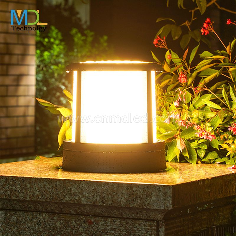 MDL 12W LED Outdoor Closed Top Gate Light Rainproof Bulkhead Modern Exterior Wall Light Model: MDL-BLL35