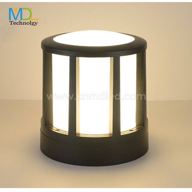 MDL 12W LED Outdoor Closed Top Gate Light Rainproof Bulkhead Modern Exterior Wall Light Model: MDL-BLL35