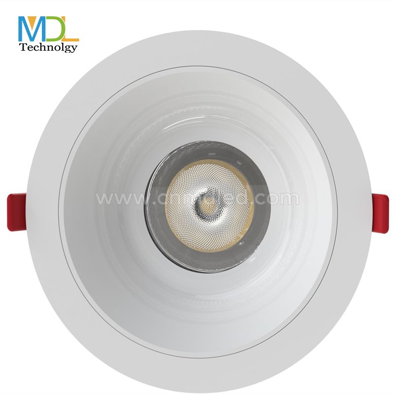 MDL Trichromatic Dimming COB Recessed Lighting Home LED Downlight Living Room Aisle Panel Downlight Model: MDL-WDL12