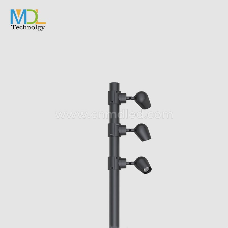 MDL Pole cap for multiple floodlight,outdoor modern minimalist park community garden road light Model:MDL-POLE1