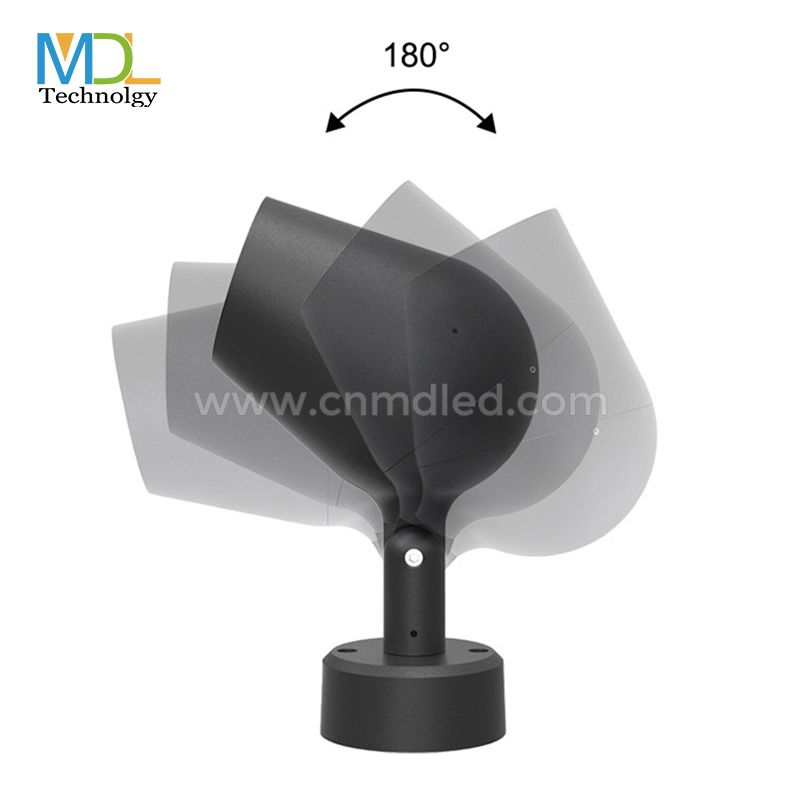 MDL Pole cap for multiple floodlight,outdoor modern minimalist park community garden road light Model:MDL-POLE1