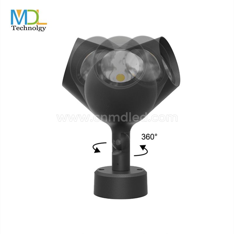 MDL Multi-head multi-directional lighting LED outdoor garden light IP65 waterproof landscape light Model:MDL-POLE4