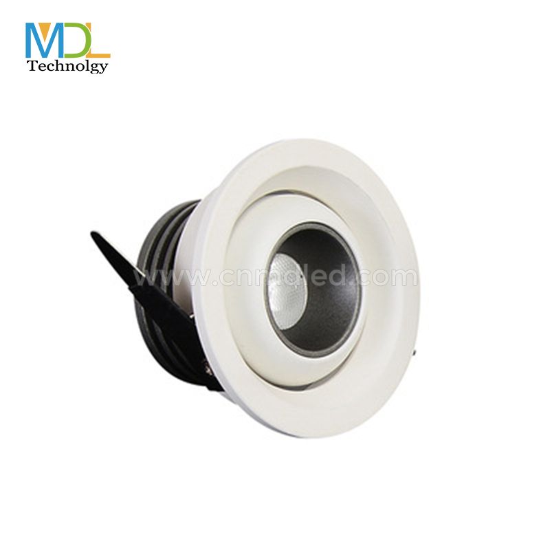 MDL Mini Black Spotlight Small Rotating Led Bull's Eye Light Model: MDL-MINI2