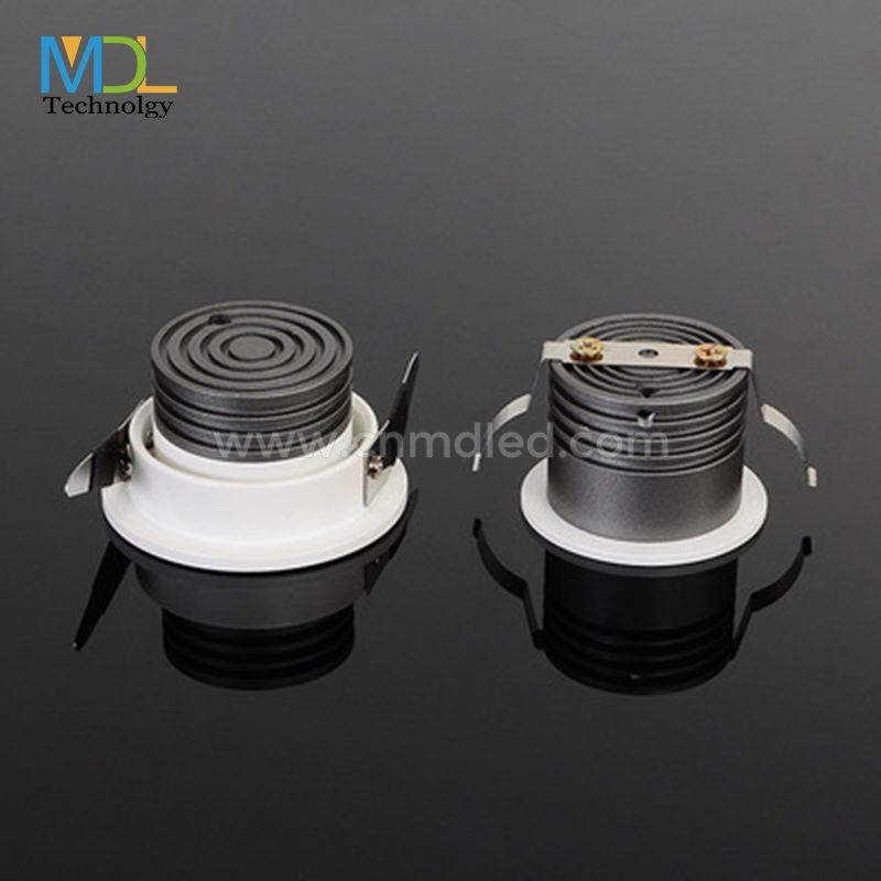 MDL Mini Black Spotlight Small Rotating Led Bull's Eye Light Model: MDL-MINI2