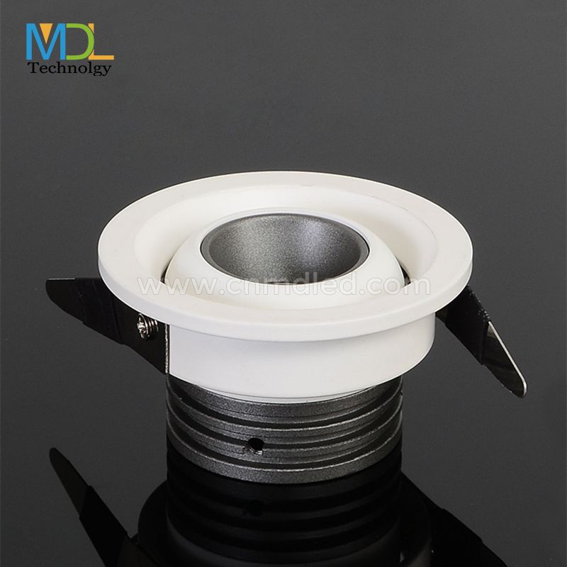 MDL Mini Black Spotlight Small Rotating Led Bull's Eye Light Model: MDL-MINI2