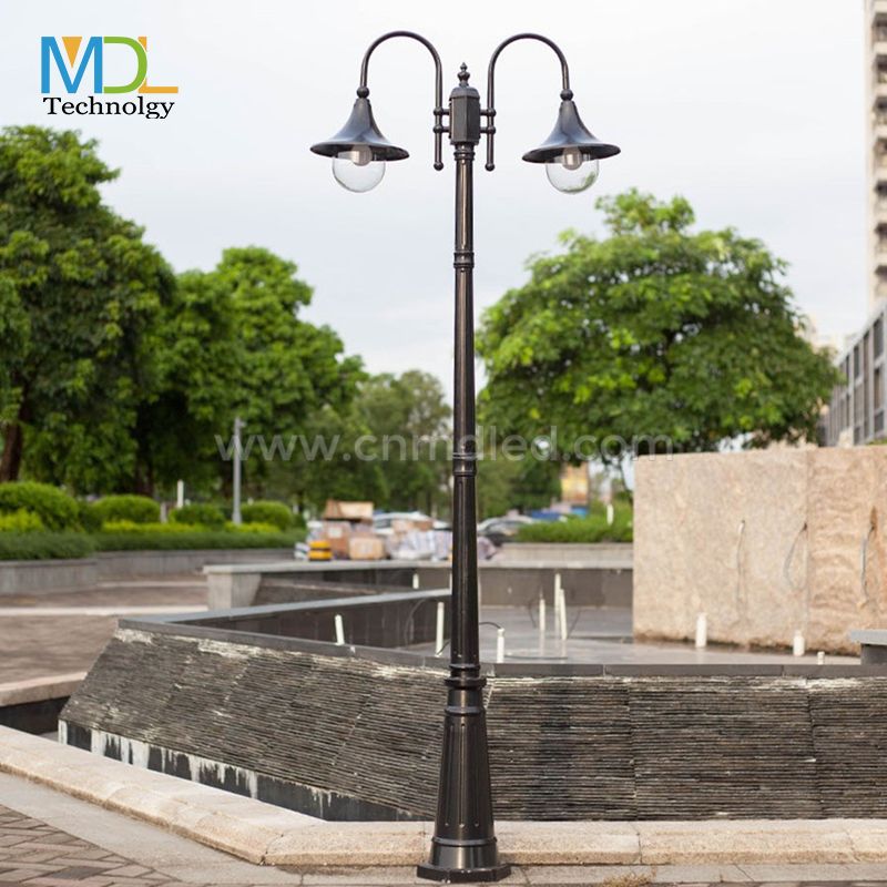 MDL Double Head High Pole Outdoor Garden Lights Garden Landscape Light Model:MDL-POLE7