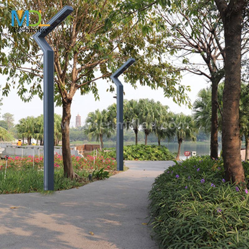 MDL Square Pillar Light Aluminum Profile Landscape Lighting Square Column Z Shape Garden Patio light Model:MDL-POLE9