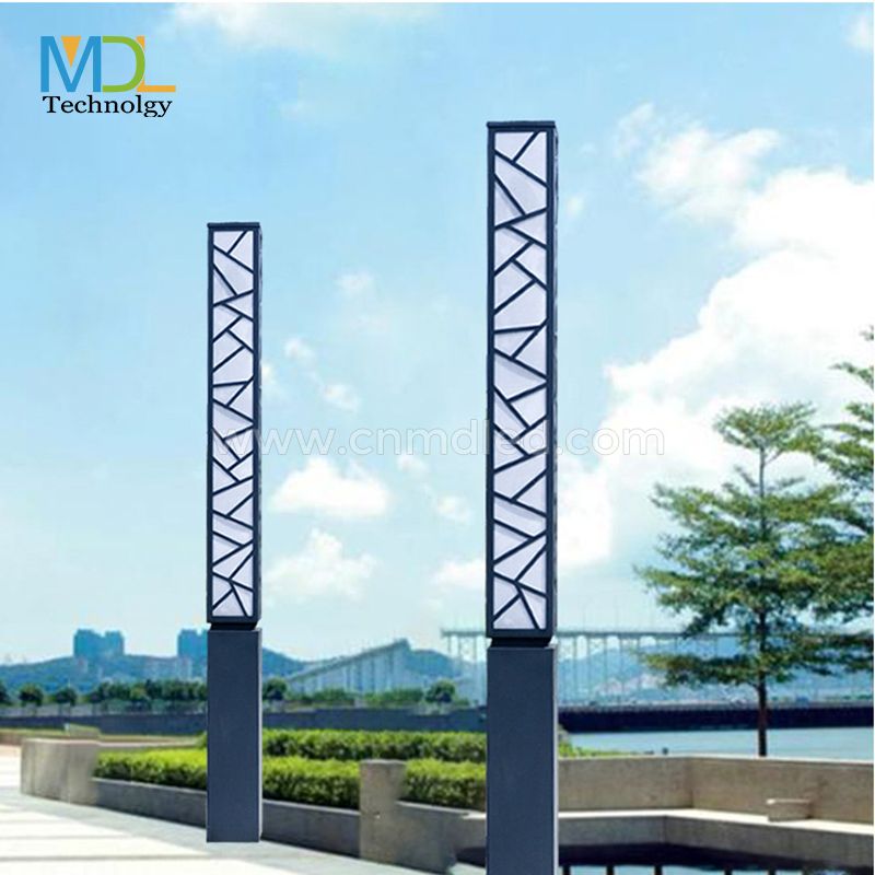 MDL Square LED landscape lights custom park scenic lawn outdoor square road light Model:MDL-POLE15