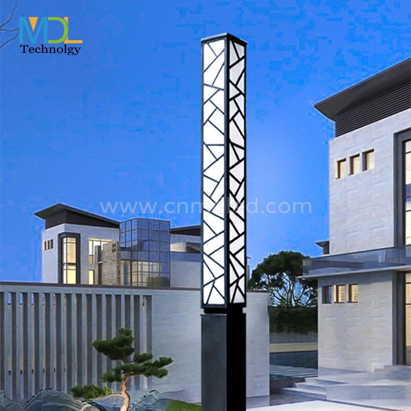 MDL Square LED landscape lights custom park scenic lawn outdoor square road light Model:MDL-POLE15