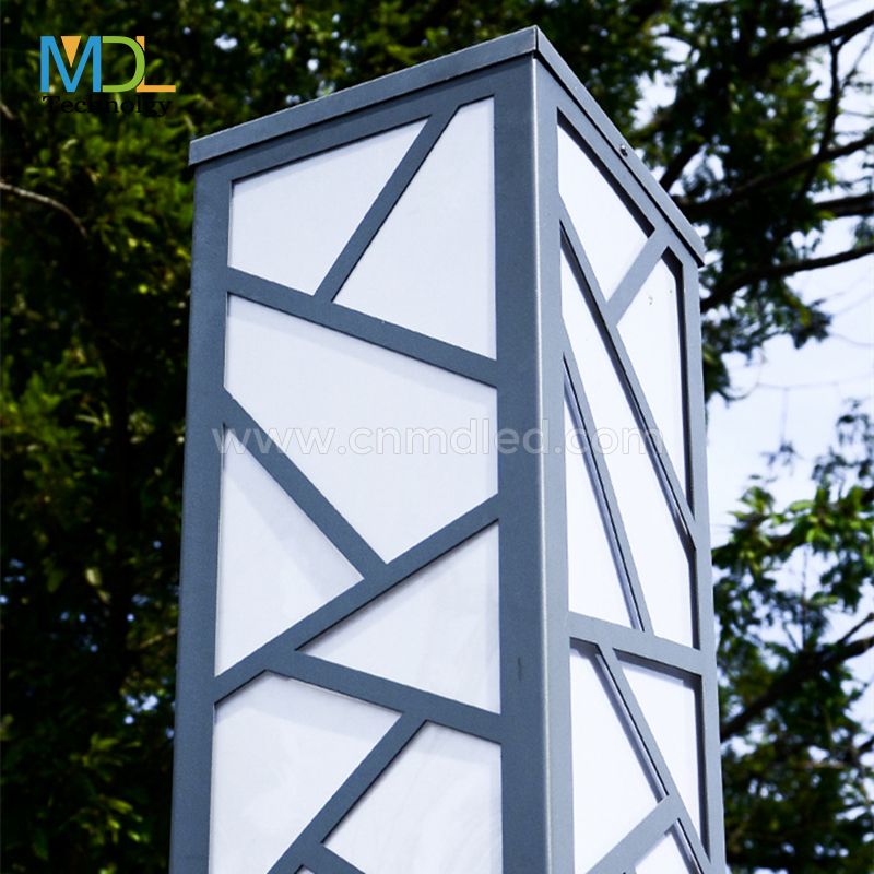 MDL Square LED landscape lights custom park scenic lawn outdoor square road light Model:MDL-POLE15