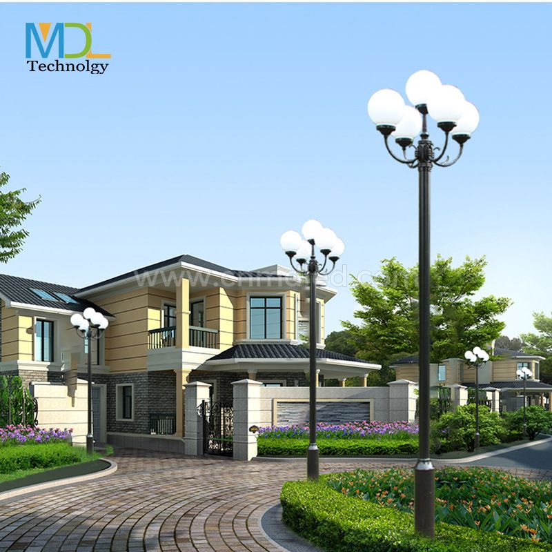 MDL Five-head Courtyard Street Light Landscape Light Model:MDL-POLE16
