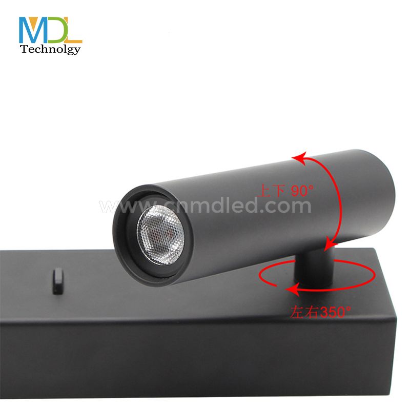 MDL Modern Rechargeable Aluminium Alloy Wall Mounted Reading Light Multifunctional for Bedroom Model: MDL-RWL4