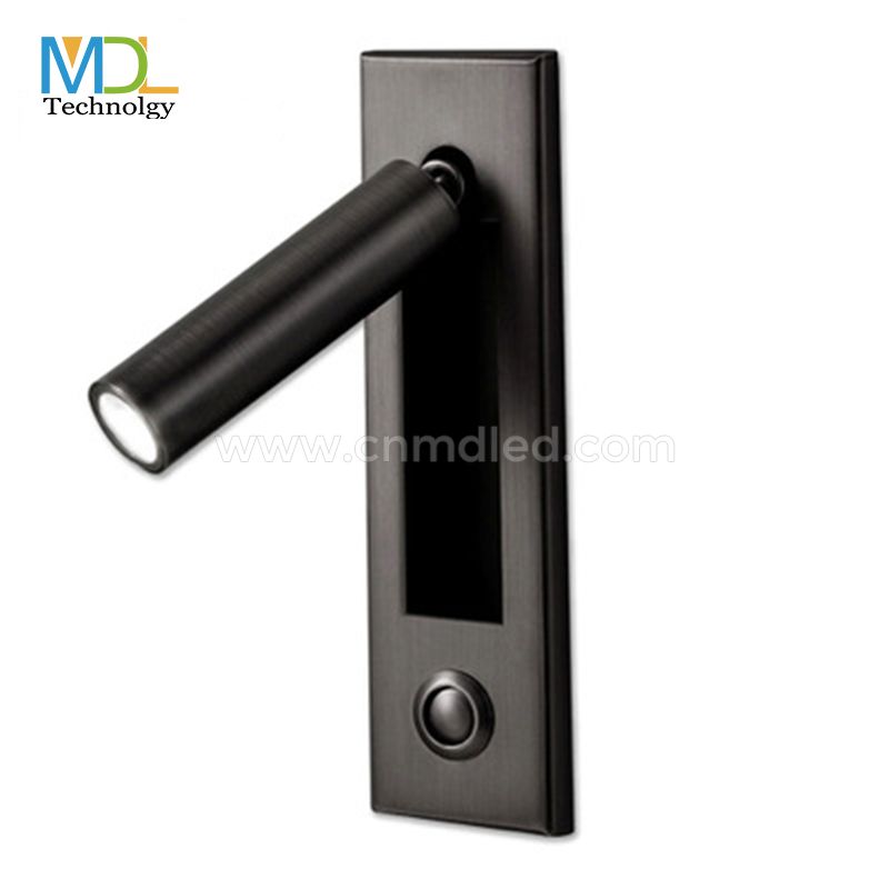 MDL LED Bedside Wall Lamp With switch Bedroom Brass Wall light Model: MDL-RWL6
