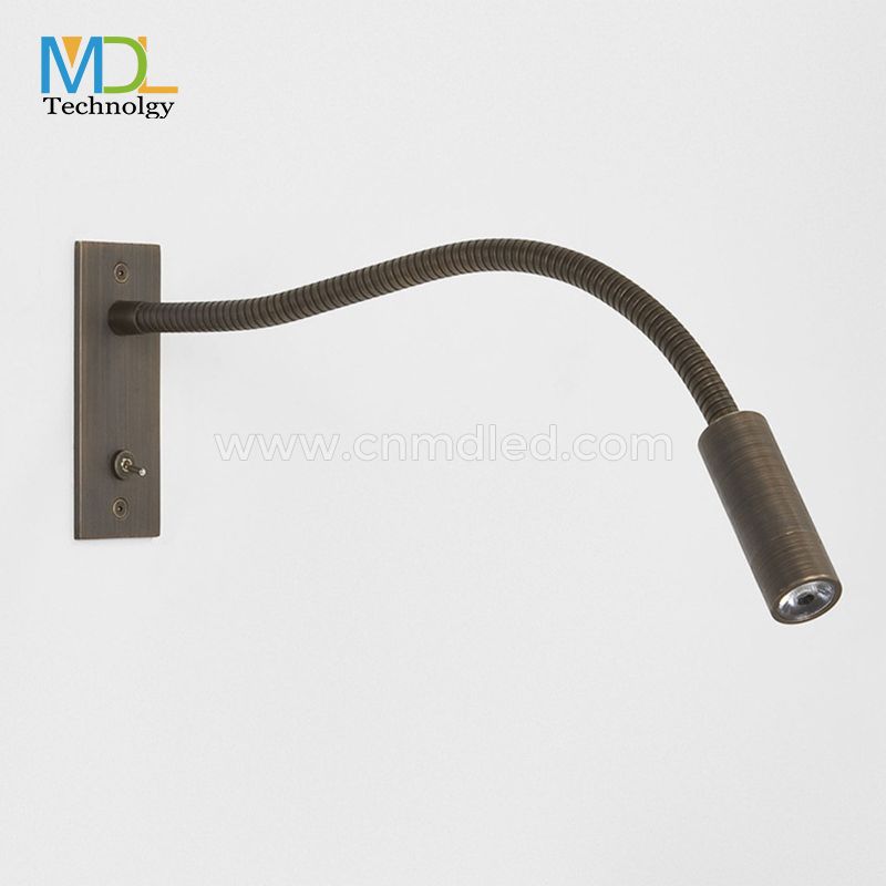MDL LED Wall reading light, recessed,  chrome Model: MDL-RWL10