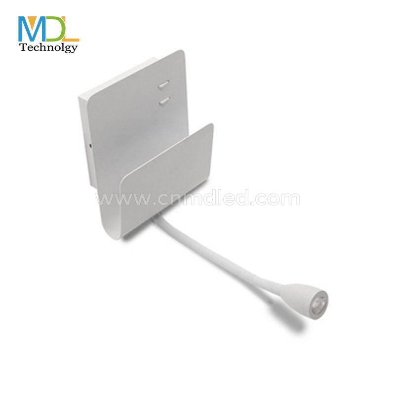 MDL Shelf Wall Lights Hotel Bedside Headboard Led Reading Lighting Model: MDL-RWL12