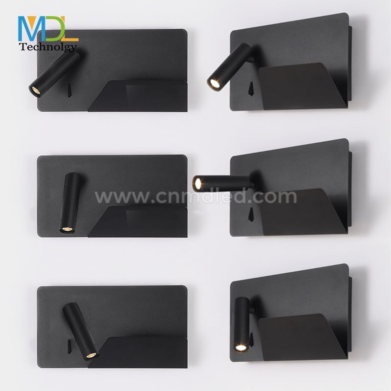 MDL Shelf Wall Lights Hotel Bedside Headboard Led Reading Lighting Model: MDL-RWL12