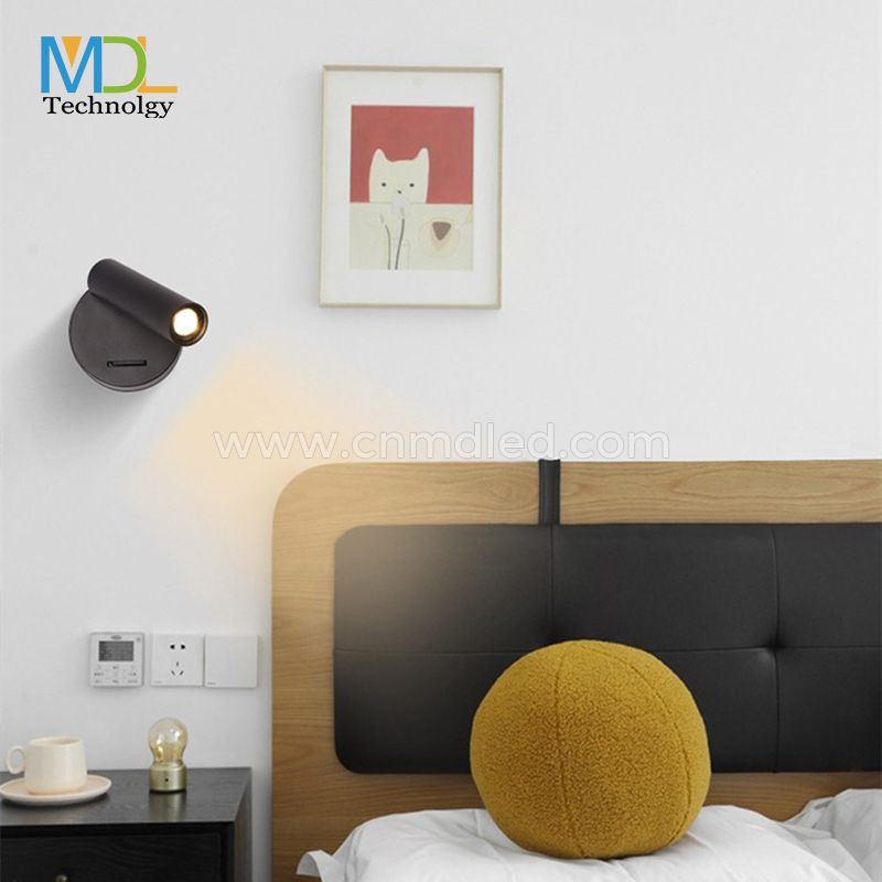 MDL 3W D80MM IP44 Aluminum LED Reading Light Model: MDL-RWL17