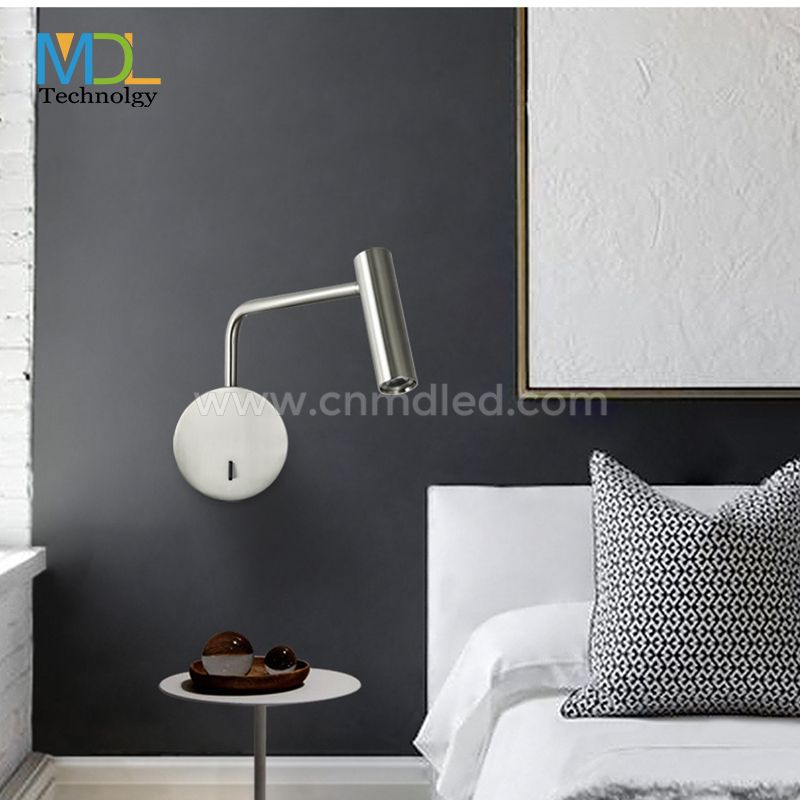 MDL Bedroom golden minimalist rocker LED bedside light Model: MDL-RWL18