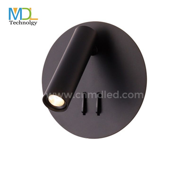 MDL LED Wall Lights Round Modern Rotatable Adjustable  Model: MDL-RWL24
