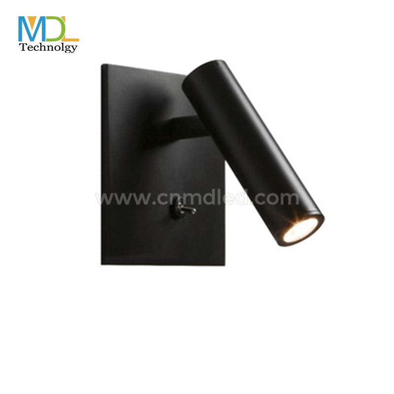 MDL Square Bedside Reading Wall Lamp Hotel Guest Room LED Bedboard Wall Lamp Model: MDL-RWL25