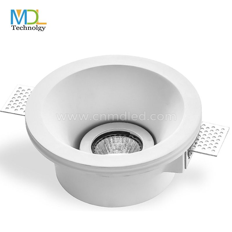 MDL COB Round Movable Gypsum Trimless Spotlight Model: MDL-GQD7