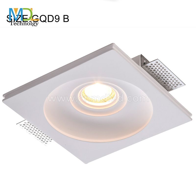 MDL Recessed Lights Square High Brightness Beam Angle 45° Spotlight Model: MDL-GQD9