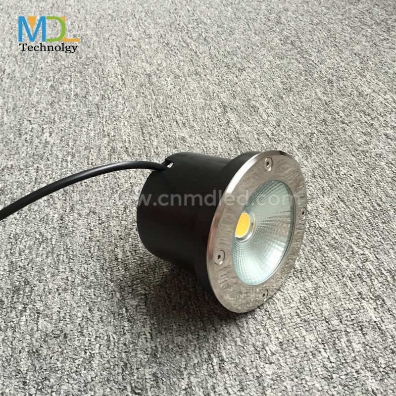 MDL Stair Step Light Step Lights Floor Light Outdoor Flooring Terrace Lighting Round Waterproof COB Integrated Underground Light Model:MDL-COBUDWL