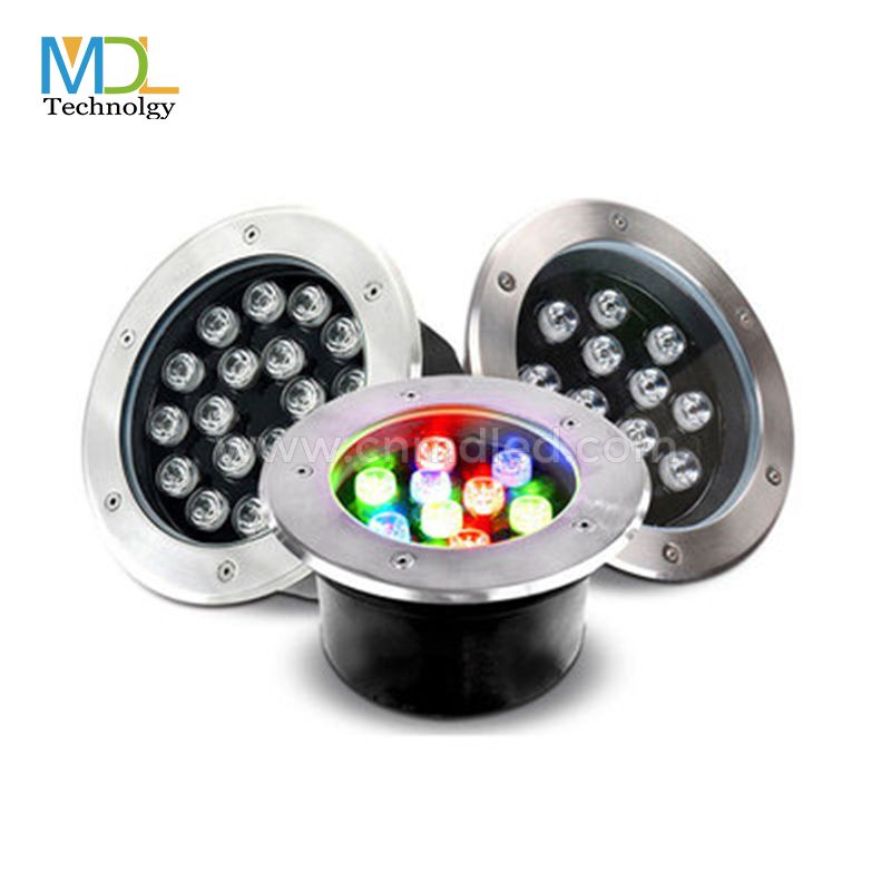 MDL Garden Ground Light Outdoor Embedded Underground Light IP65 Waterproof Round Buried Lights Model:MDL-UDGL