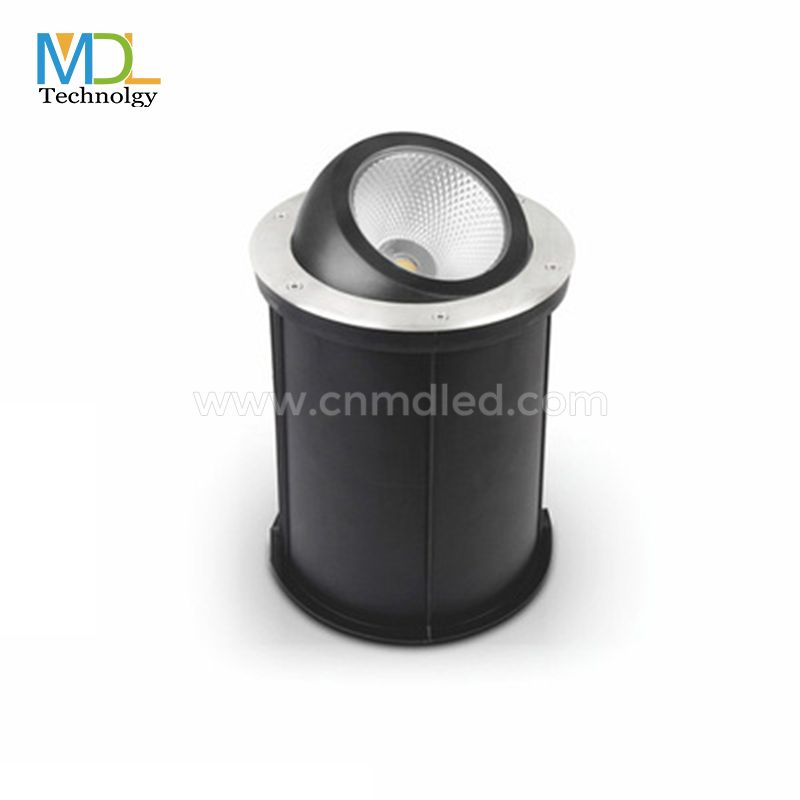 MDL Inground Led Lights Polarized Super Bright Round Ground Light Outdoor Recessed Spotlight IP65/IP67/IP68 Waterproof for Terraces and Garden Model:MDL-UDGL19