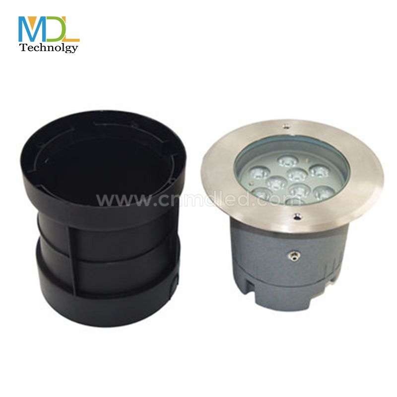 MDL LED Inground Light RGB Round LED Underground Light Stainless Steel Model:MDL-UDGL20
