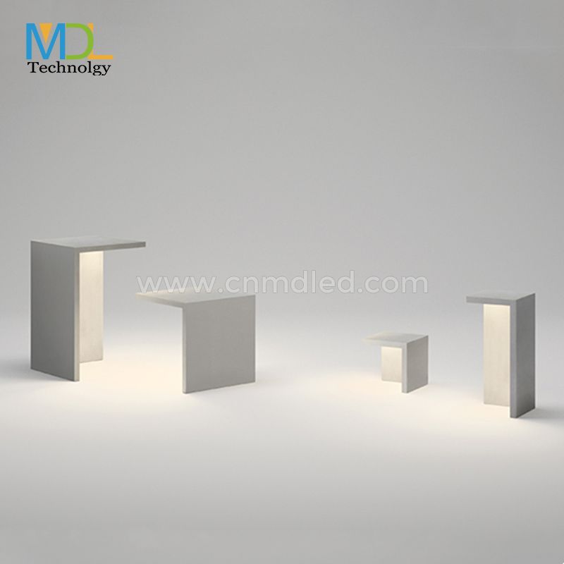 MDL Square Stools Table Waterproof Creative Outdoor Light Model: MDL-BLL72