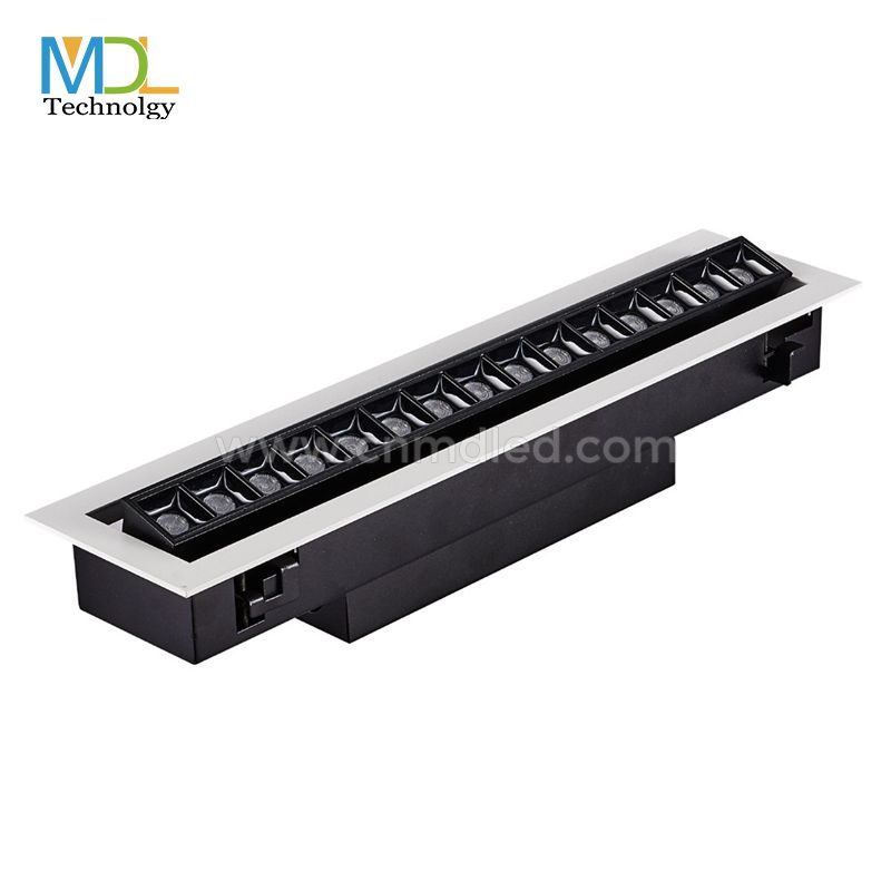 MDL Recessed ceiling tiltable LED linear grille spot down light Model: MDL-LDL1