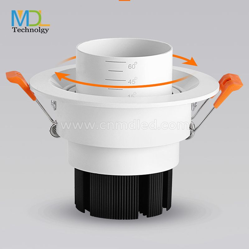 MDL LED COB Spotlight Recessed Downlight Zoom Beam Angle Adjustable Lamp Model: MDL-RDLT3