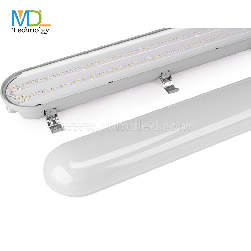 LED Vapor Tight  prevents moisture and dirt from compromising the housing and damaging interior wires and components Model: MDL-SF-1A