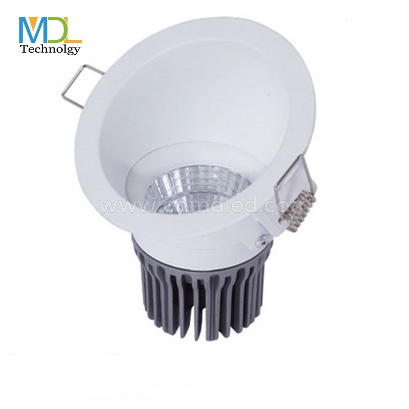 MDKL Inclined LED downlight aluminum round recessed downlight Model: MDL-RDL35
