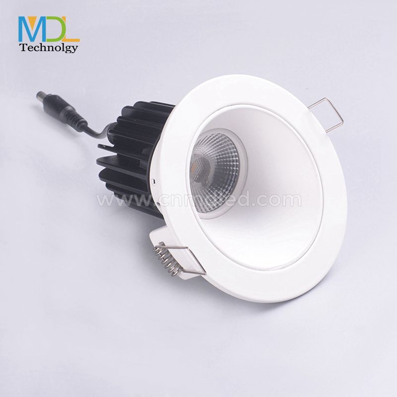 MDKL Inclined LED downlight aluminum round recessed downlight Model: MDL-RDL35