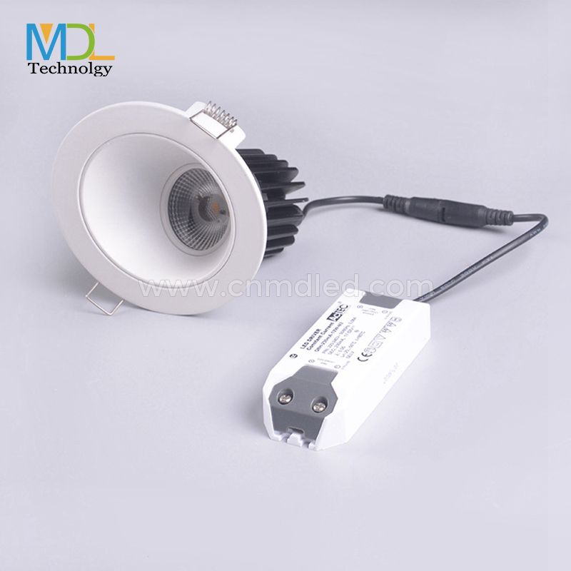 MDKL Inclined LED downlight aluminum round recessed downlight Model: MDL-RDL35