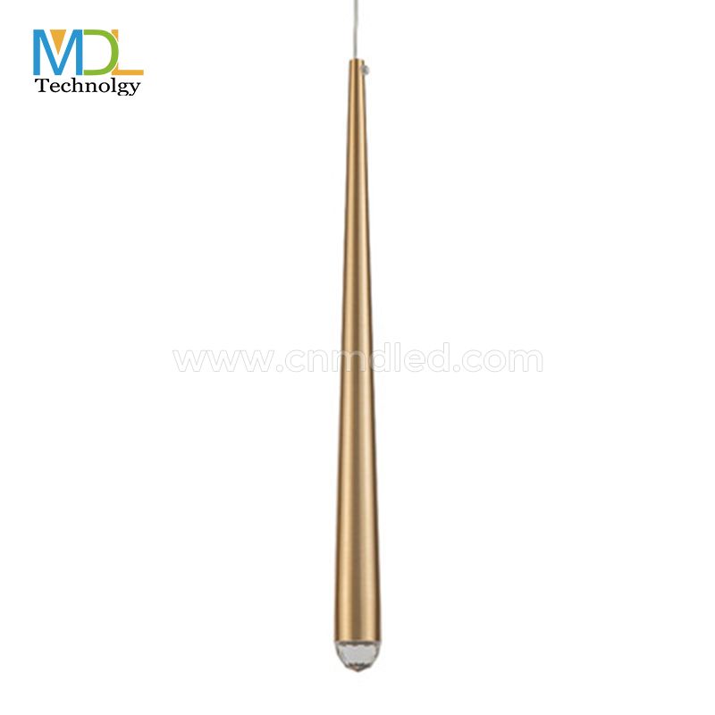 MDL Kitchen Island Pendant Light Bedroom Suspension Light Cylindrical Aluminum Chandelier Single Head Droplight  Model: MDL-SPDL3