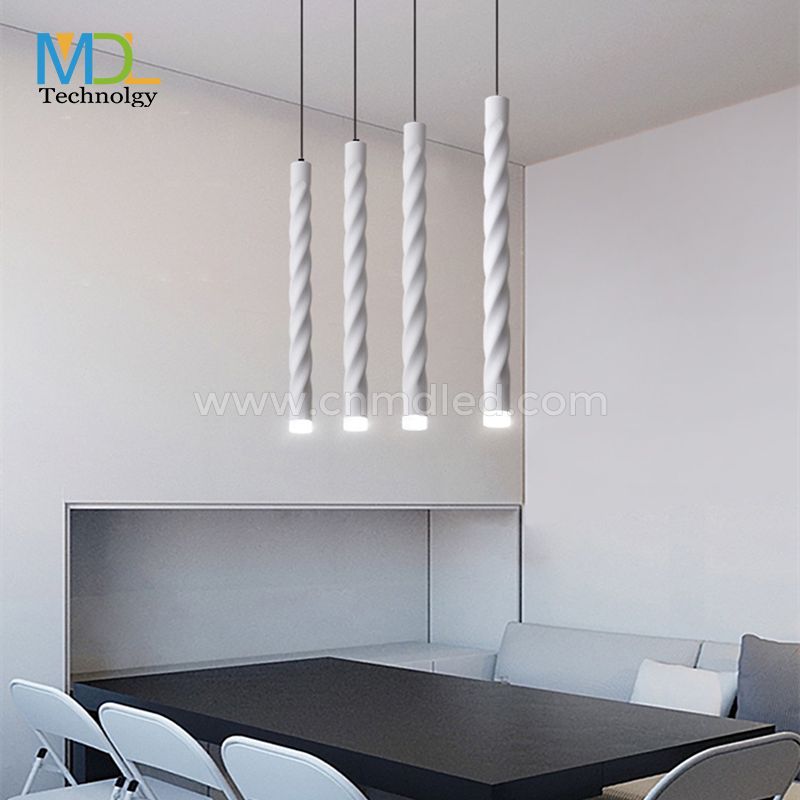 MDL Indoor Long Tube Pendant Light Gold Model: MDL-SPDL23