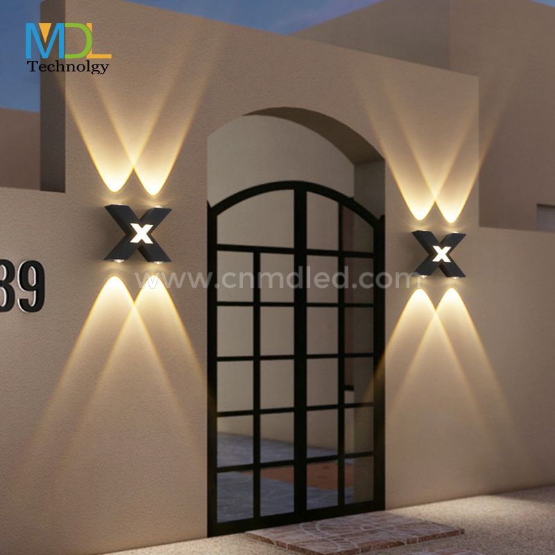 MDL X Shape Exterior Wall Light Fixture Outdoor/Indoor Wall Lamp MDL-OWL19