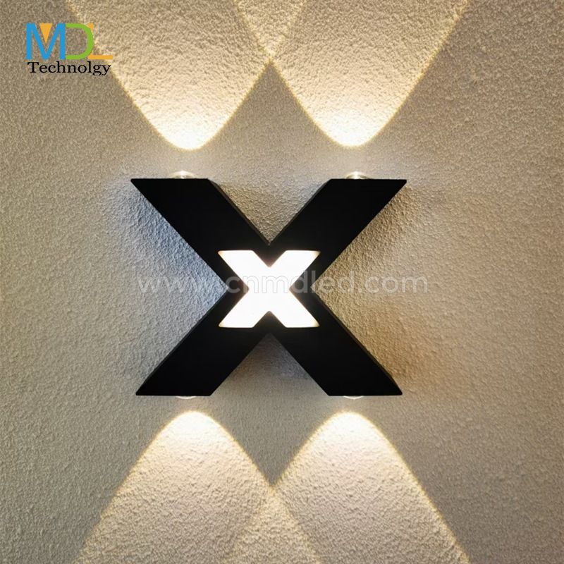 MDL X Shape Exterior Wall Light Fixture Outdoor/Indoor Wall Lamp MDL-OWL19