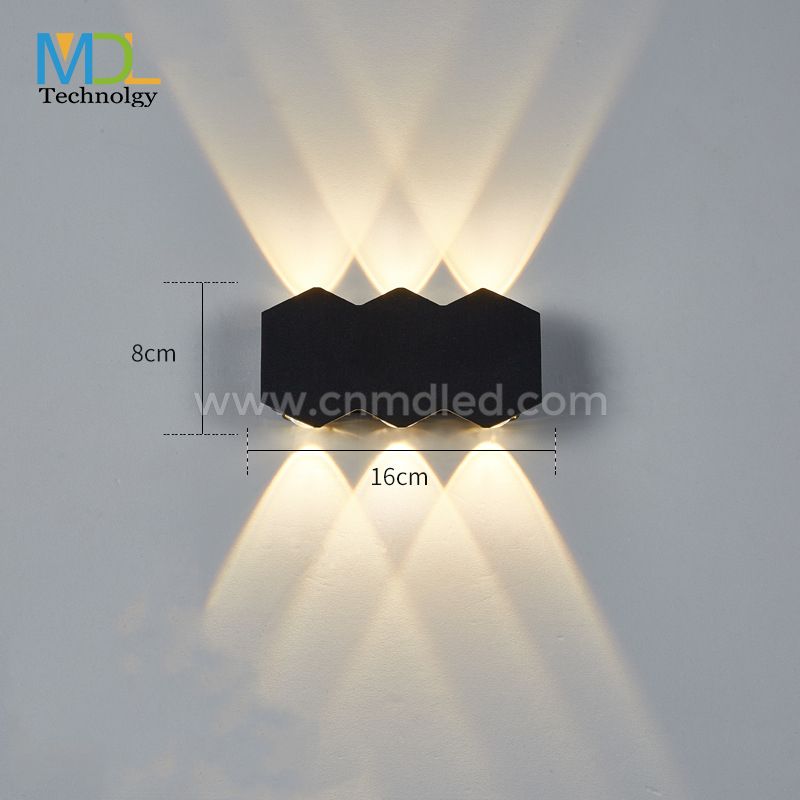 MDL Aluminum LED Wall Light Outdoor Waterproof IP65 Porch Garden Wall Lamp MDL-OWL20