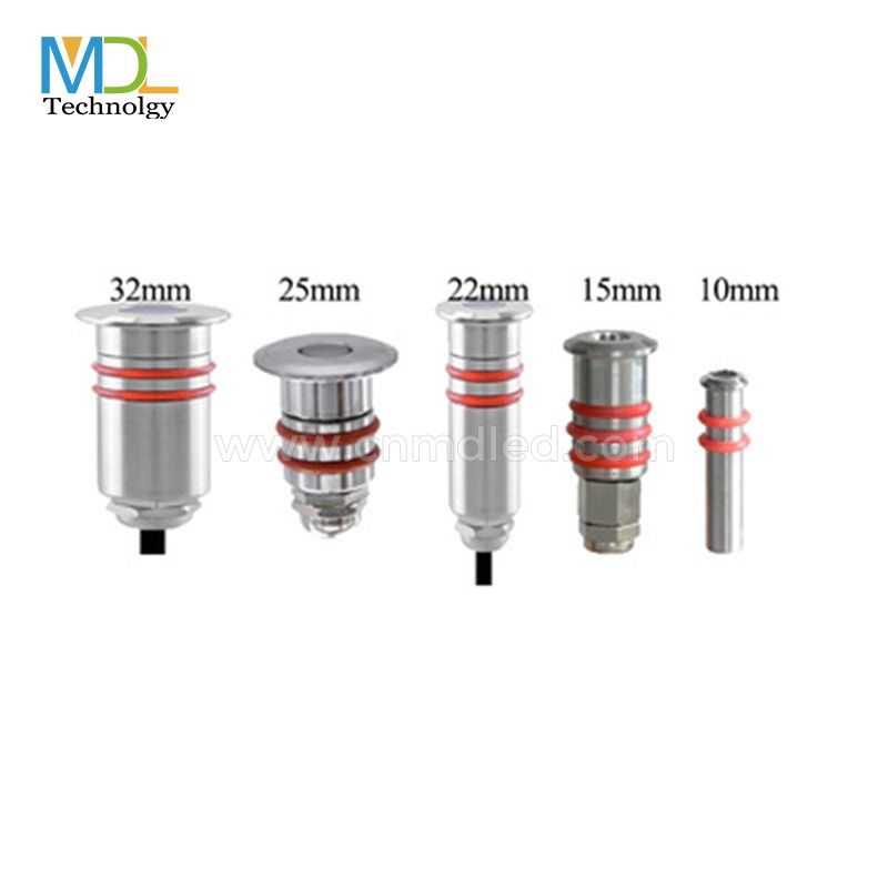 MDL 0.2W/0.5W/1W Mini Stainless Steel Waterproof LED Inground Light Model:MDL-UDGL23