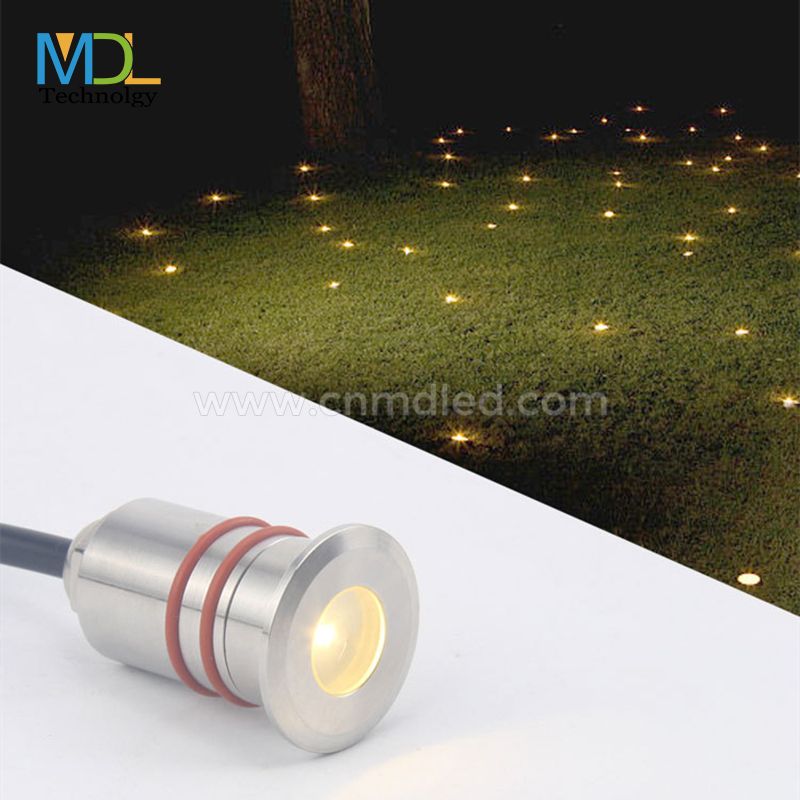 MDL 0.2W/0.5W/1W Mini Stainless Steel Waterproof LED Inground Light Model:MDL-UDGL23