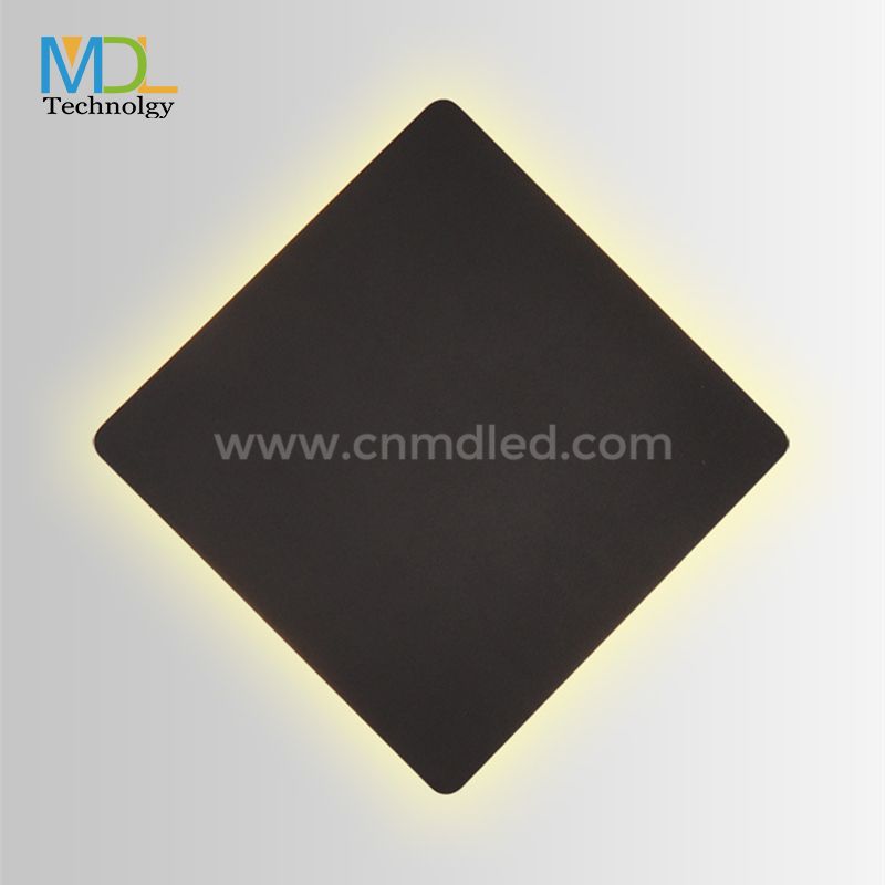MDL Modern LED Bedroom Wall Lamp Round/Square DIY Combination Bedside Reading Sconce Living Room Loft Home Decor Wall Mount Light MDL-IWLES
