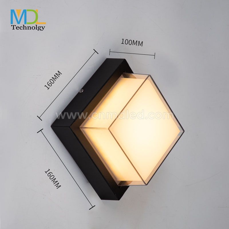 MDL Outdoor Motion Sensor Round/Square Surface Mounted wall light MDL-OWL12R