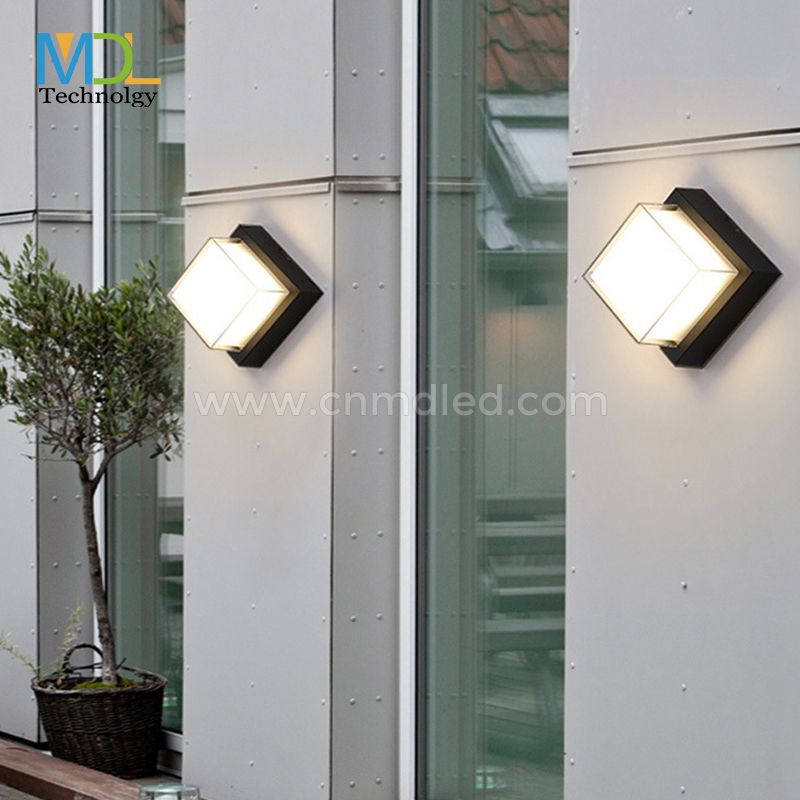 MDL Outdoor Motion Sensor Round/Square Surface Mounted wall light MDL-OWL12R