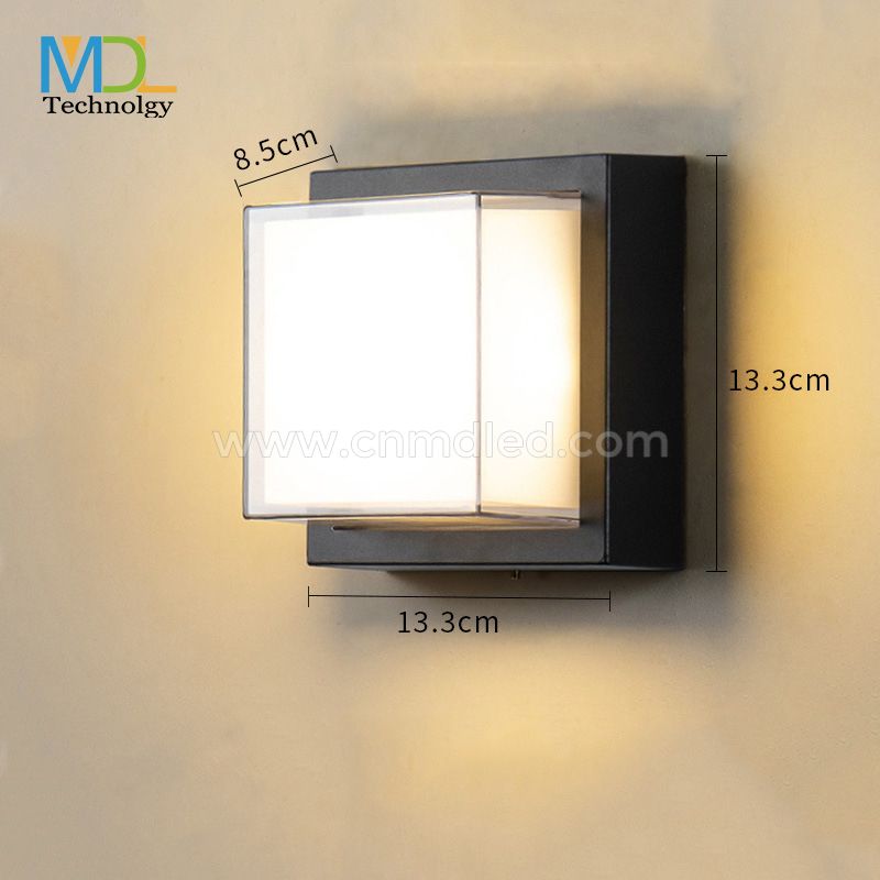 MDL Outdoor Motion Sensor Round/Square Surface Mounted wall light MDL-OWL12R