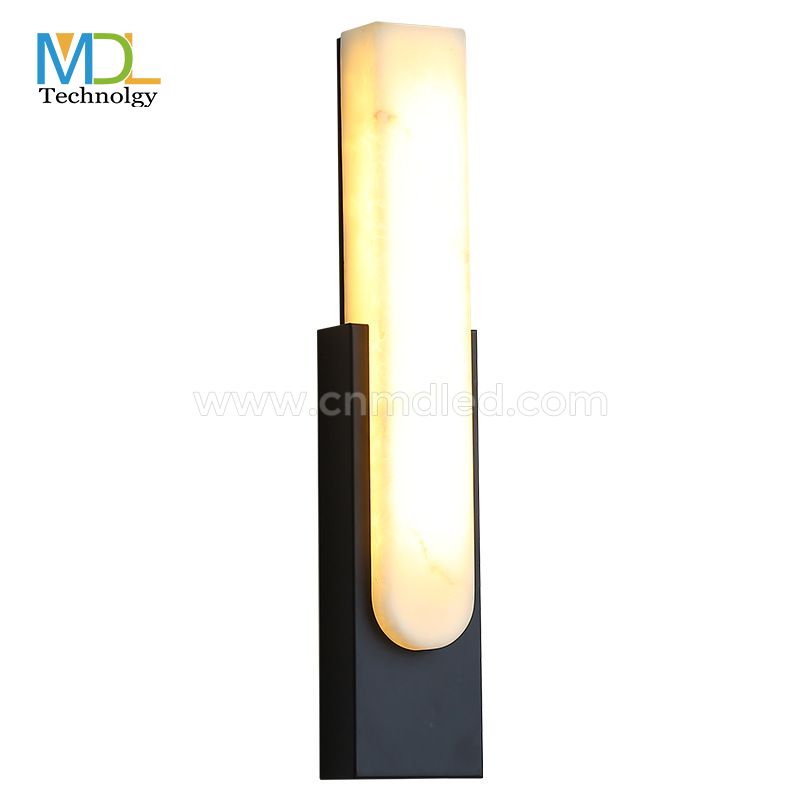 MDL Wall Lights for Bedroom Postmodern Marble Wall Lamp Simple Bedroom Aisle Staircase Wall Light LED Hotel Wall Lamp Light MDL-OWL84
