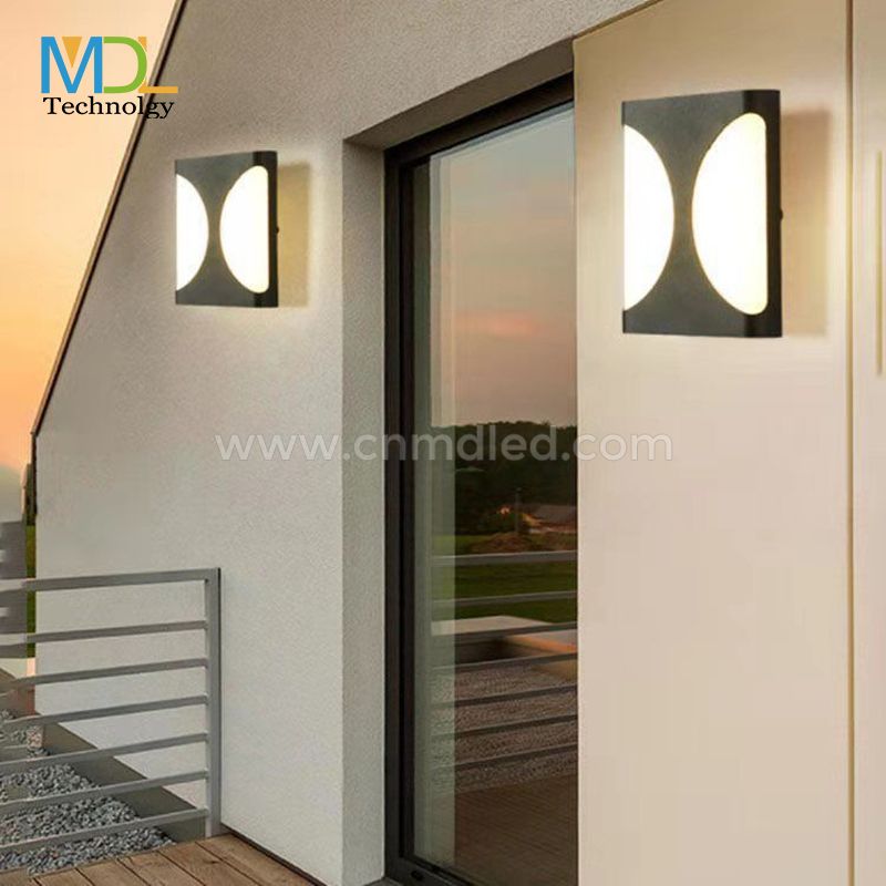 MDL Outdoor Lamp Modern Wall Sconce 12W for Stairway Living Room Hallway Porch Garden for House,Villaor MDL-OWL15B